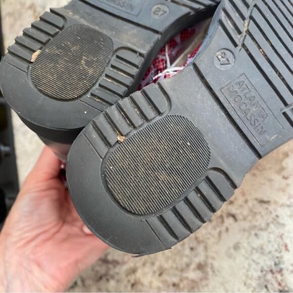 ATLANTA MOCASSIN $149 Kids Gray Heart Boot Portugal EU 27 US 10 Sold Out - Picture 14 of 14